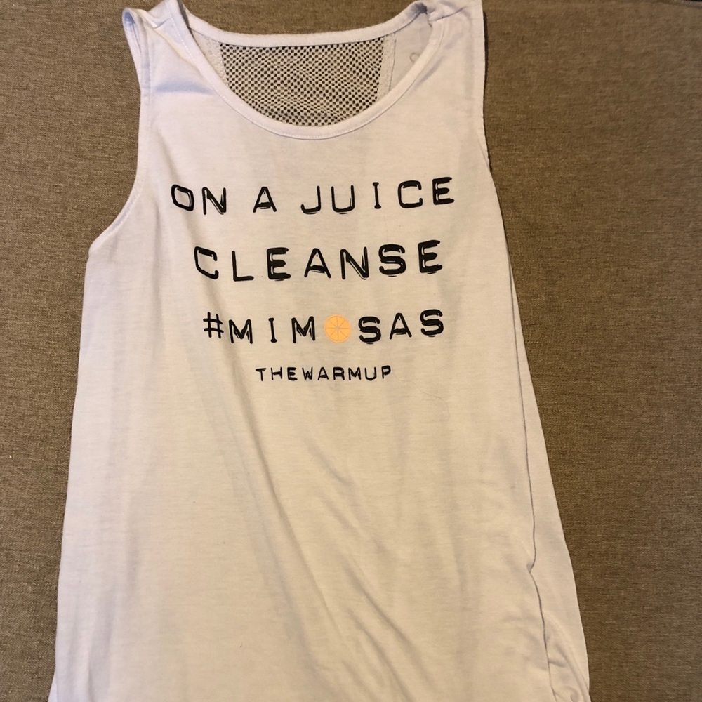 On. Juice cleanse tank